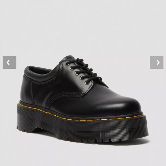 Dr Martens 8053 LEATHER PLATFORM CASUAL SHOES - Picture 2 of 7